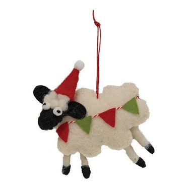 Felted Sheep Ornament - The Fox Decor